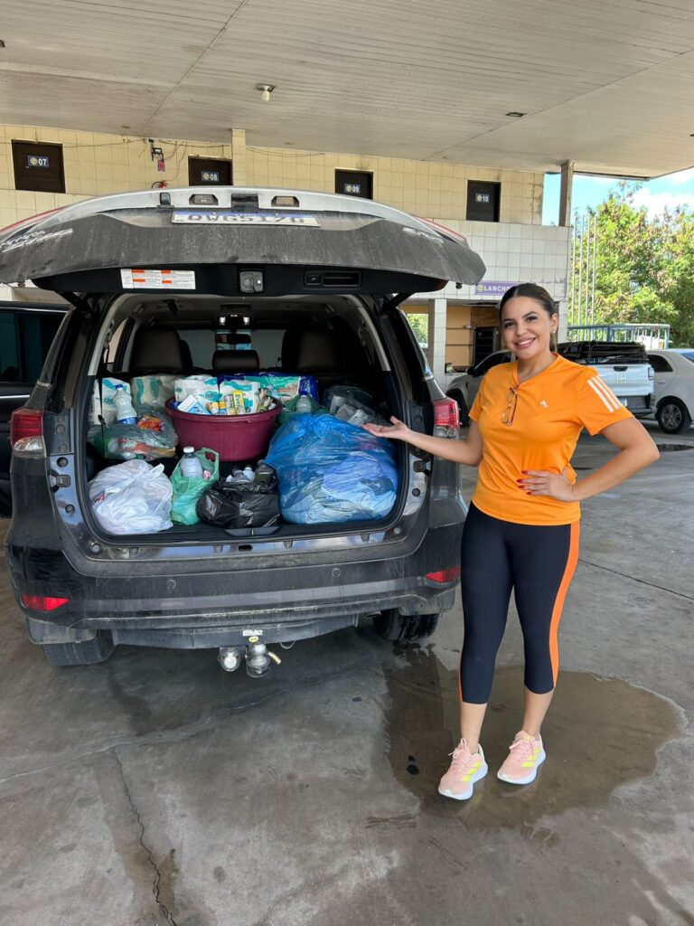 VEREADORA PATRÍCIA, COMÉRCIO E COMUNIDADE SERTANIENSE ARRECADAM DONATIVOS PARA INTERNOS DO ALBERGUE SÃO VICENTE