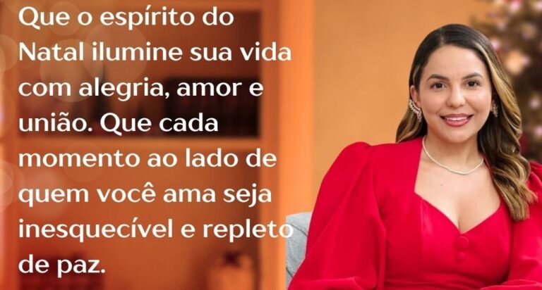 VEREADORA PATRÍCIA DESEJA A TODOS OS SERTANIENSES UM FELIZ NATAL (VEJA VÍDEO)