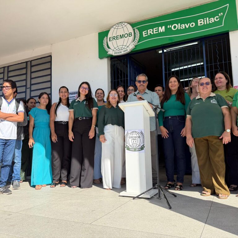 EREM OLAVO BILAC CELEBRA 77 ANOS DE HISTÓRIA E DE CONTRIBUIÇÃO PARA A EDUCAÇÃO DE SERTÂNIA